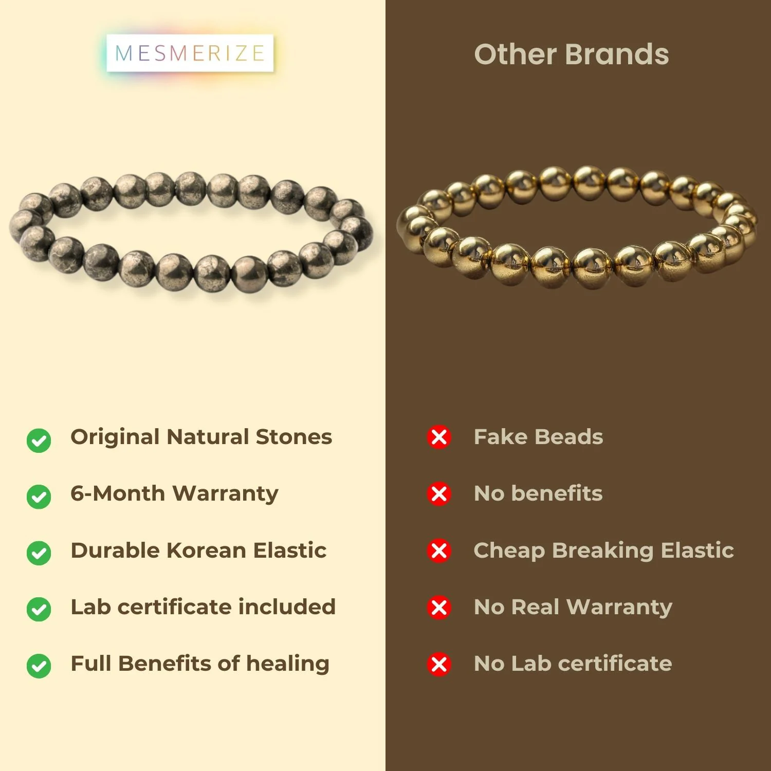 Money Magnet Pyrite Natural Stone Bracelet - Image 15