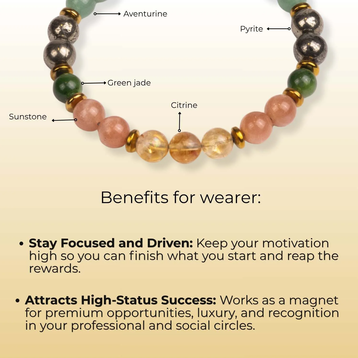 Rajyog Wealth & Power Natural Stone Bracelet - Image 11