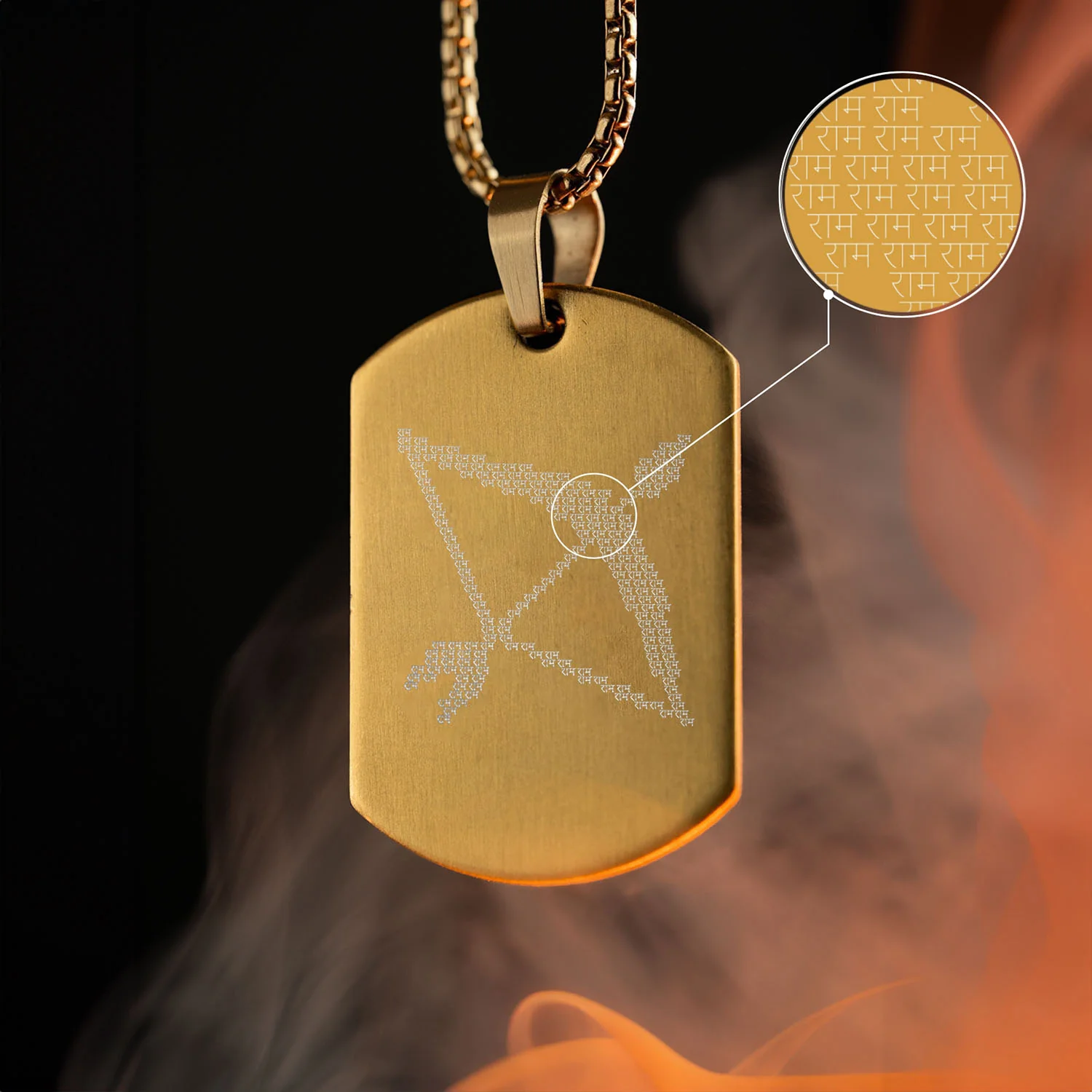 Ram Baan MicroCarved Tag Necklace - Image 17