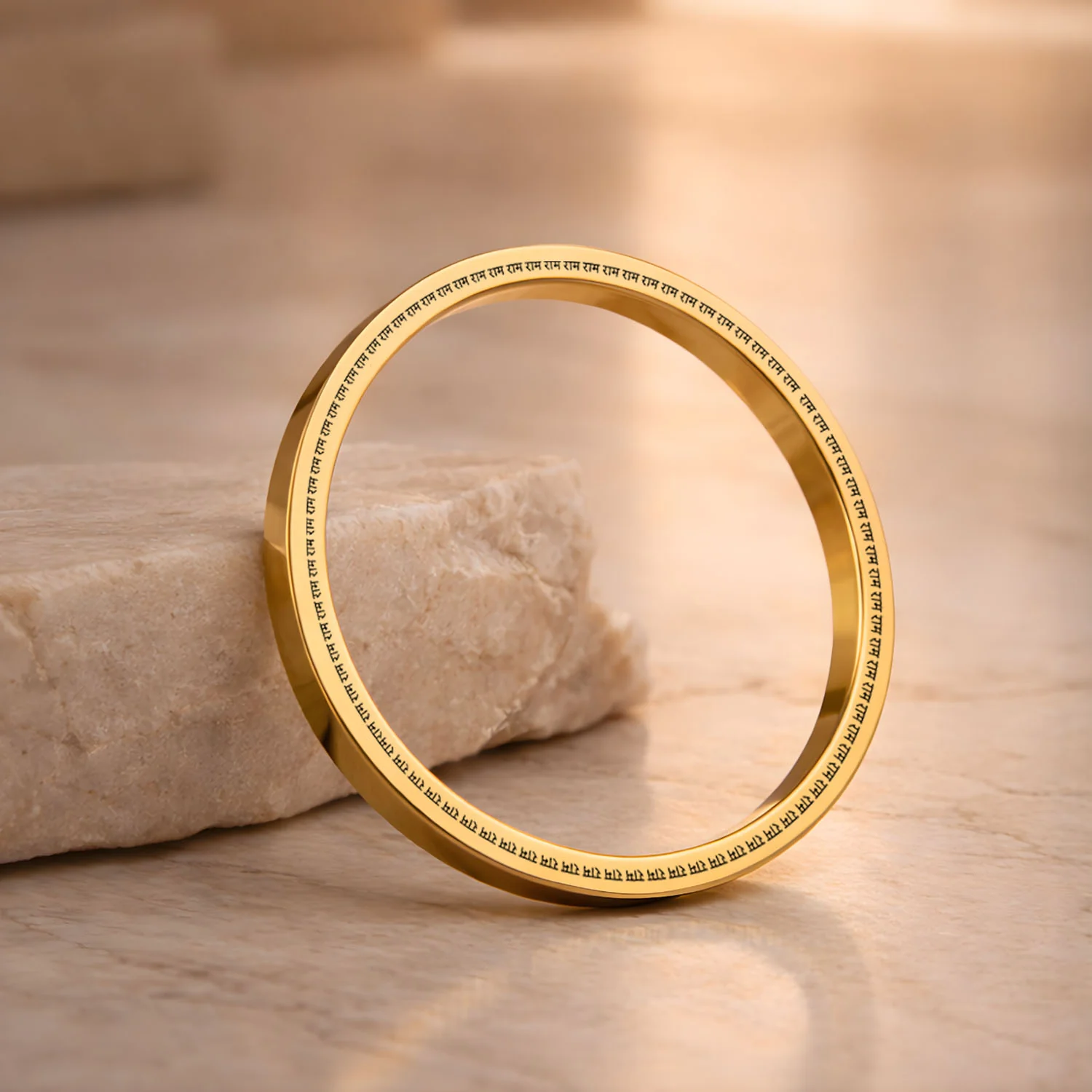 Ram MicroCarved Thick Round Kada - Image 15