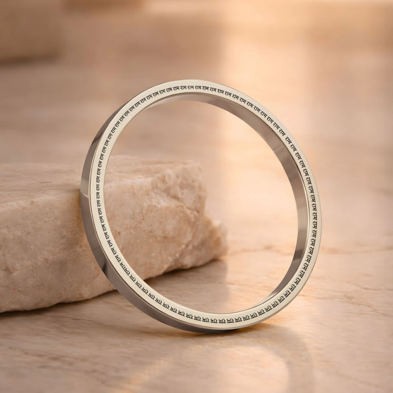 Ram MicroCarved Thick Round Kada - Image 8