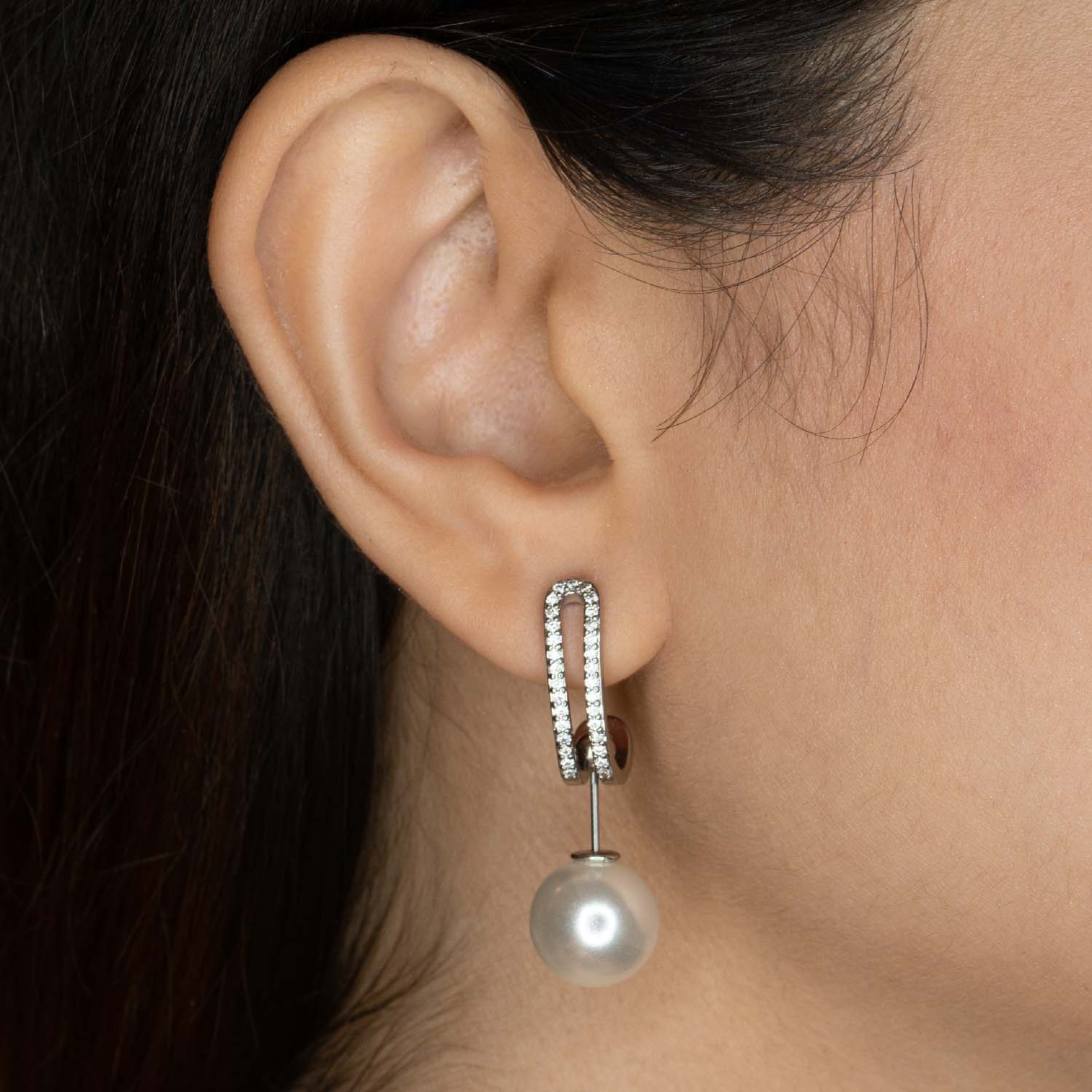 4 in 1 pearl earrings - Image 8