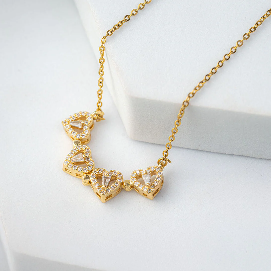 Magnetic Clover Heart Necklace - Image 11