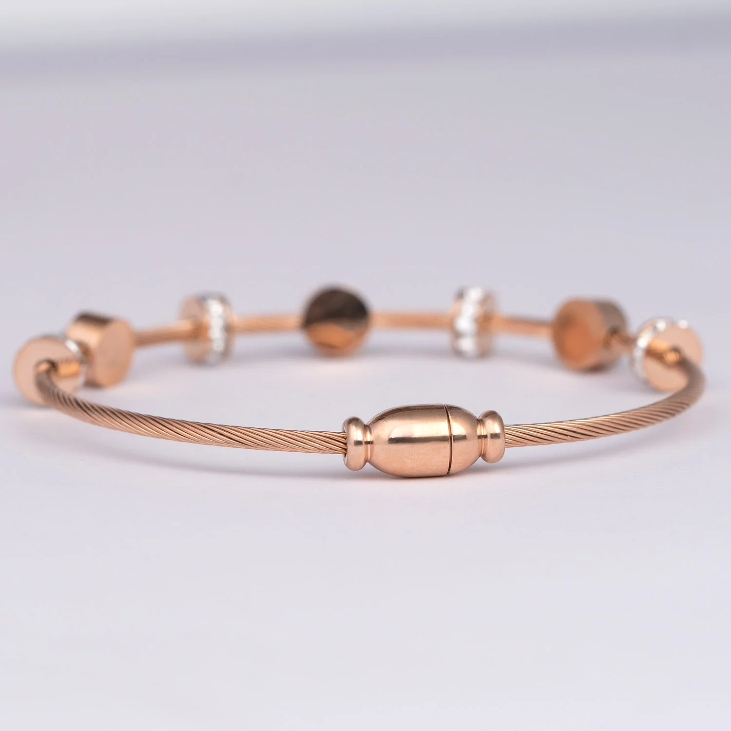 Evil Eye Diamond Magnetic Bracelet - Image 3