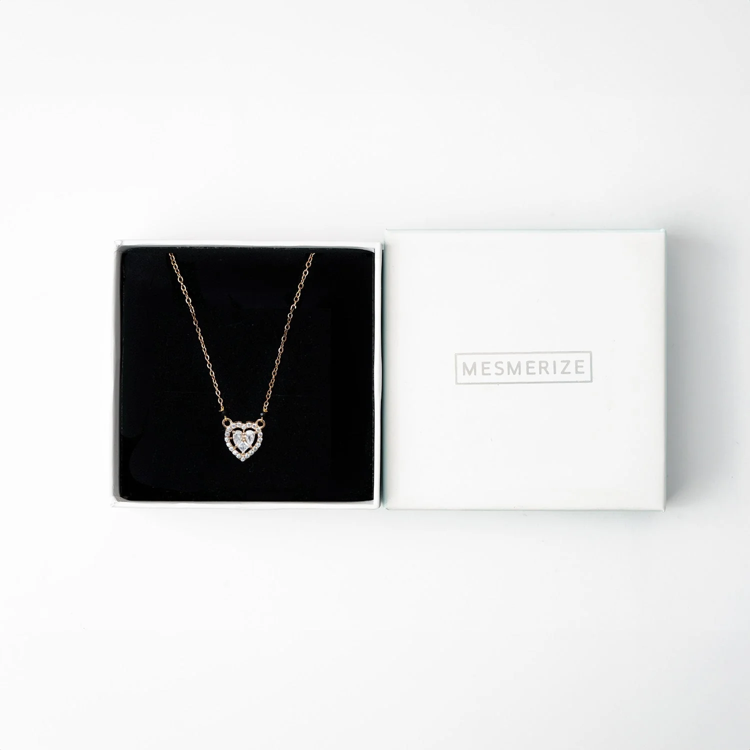 Rose Gold Heart Diamond Mangalsutra - Image 3
