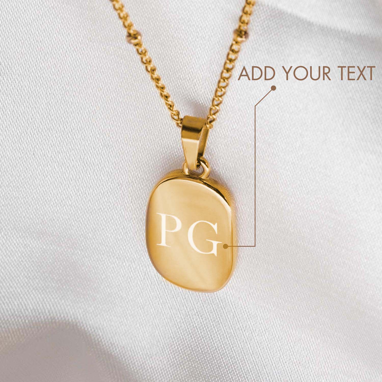 Personalise Initials Reversible Rose Necklace - Image 8