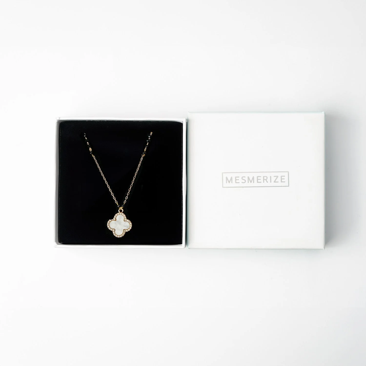 Rose Gold Mother of Pearl Clover Mangalsutra - Image 3