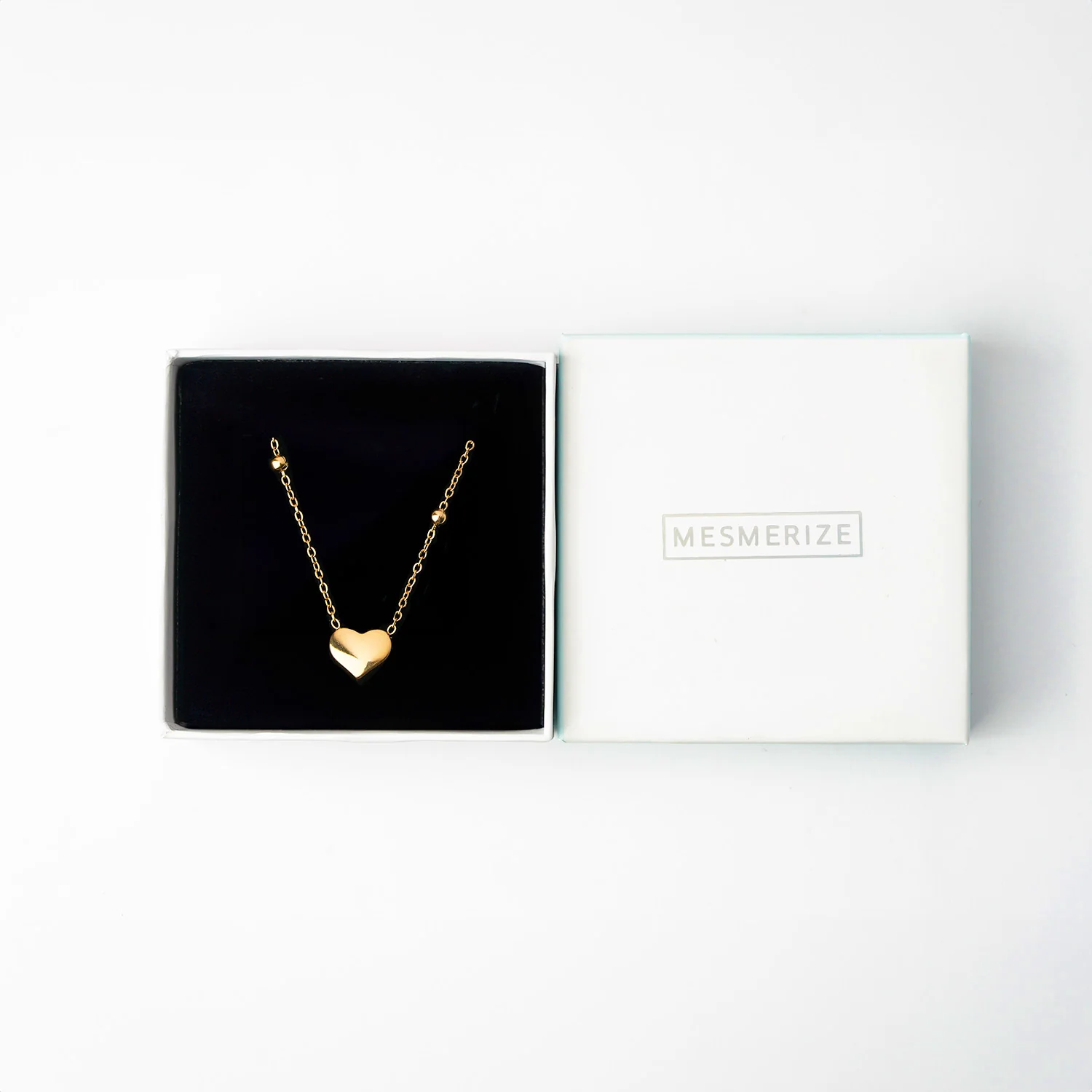 Paris Heart Gold Reversible Necklace - Image 3