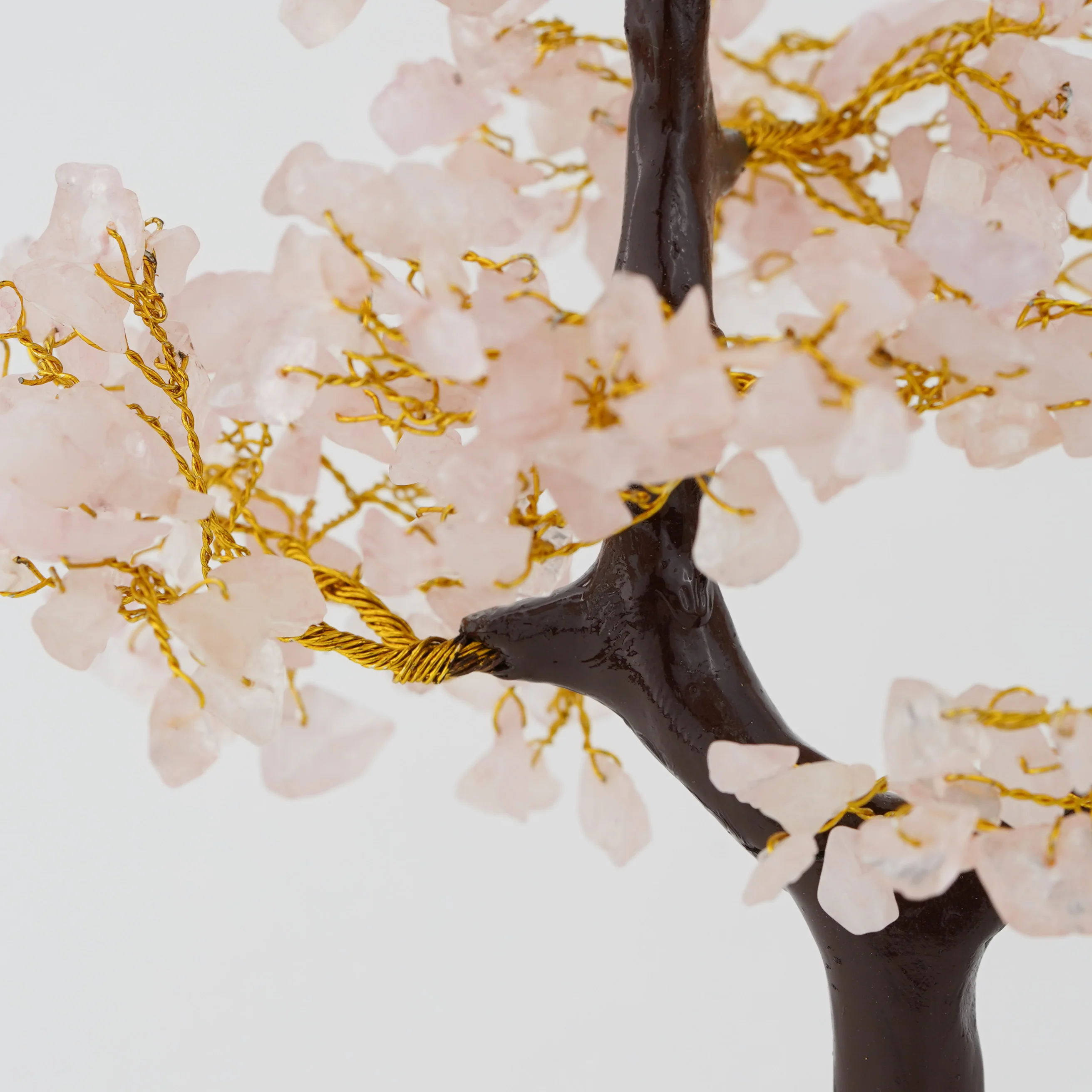 Rose Quartz Natural Stone Tree - Image 5