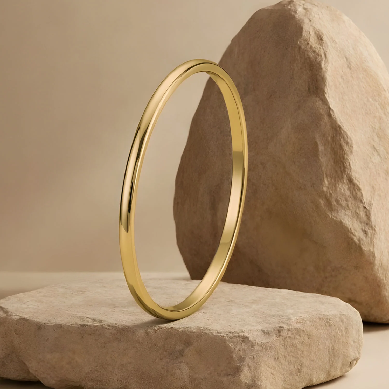 Round Curved Thin Punjabi Kada - Image 5