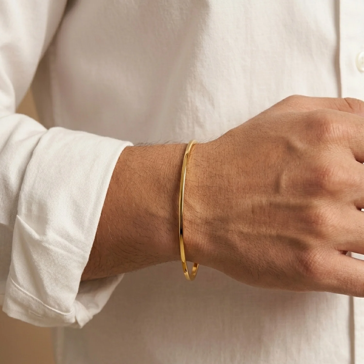Round Curved Thin Punjabi Kada - Image 6