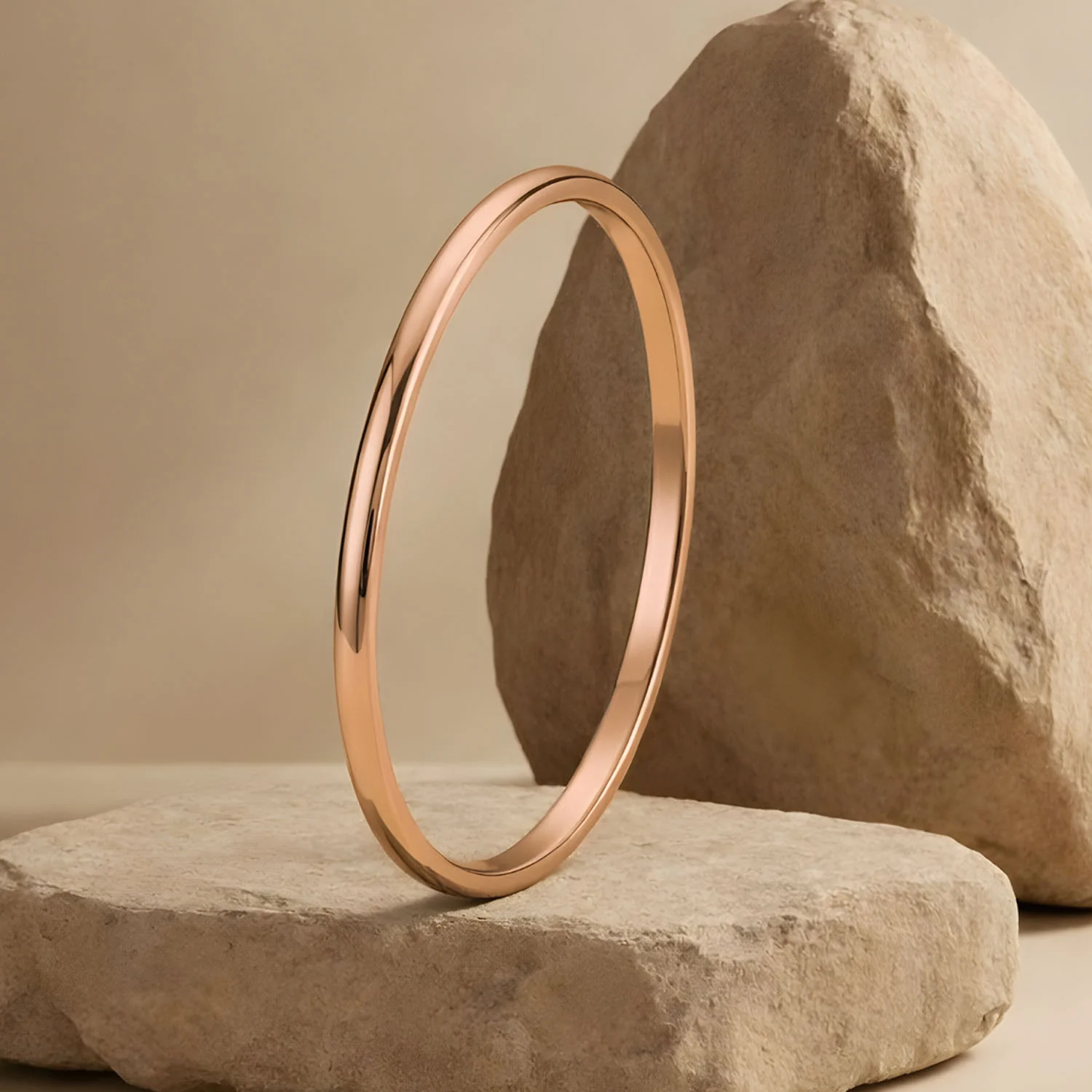 Round Curved Thin Punjabi Kada - Image 9