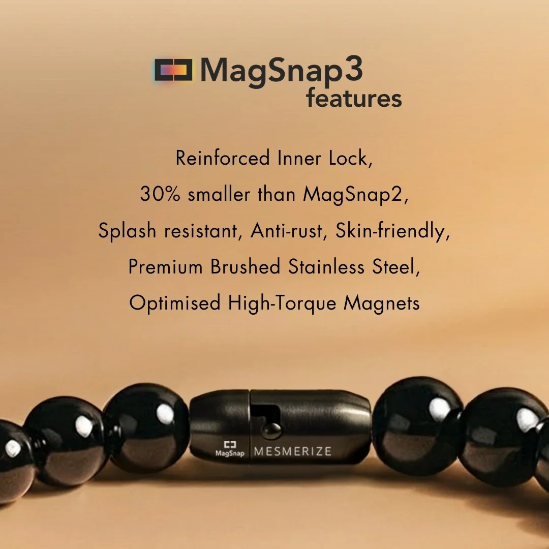 Sacred Saffordite Natural Stone Bracelet with Magsnap 3 - Image 4