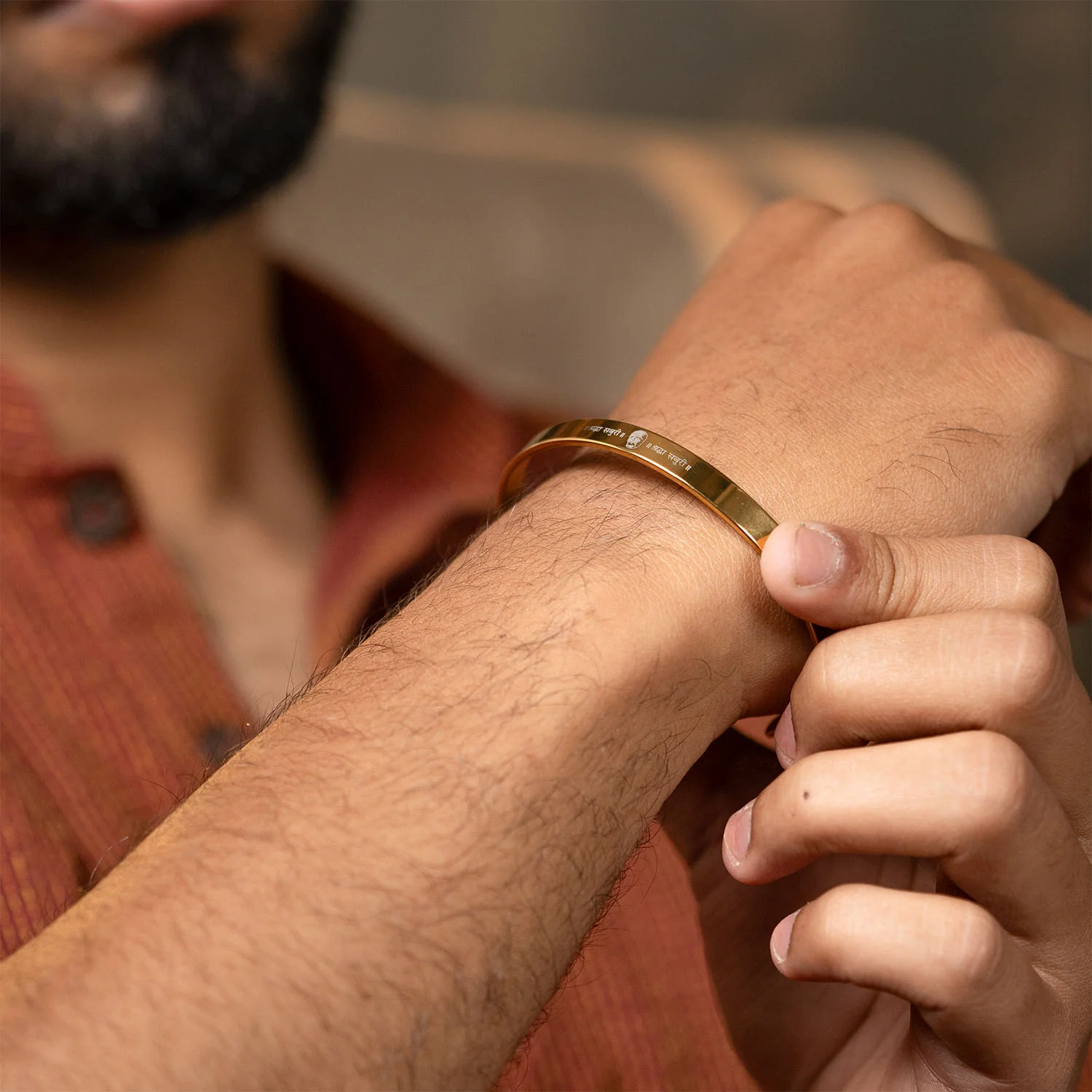 Sai Baba Gloss Cuff Adjustable Bracelet - Image 3