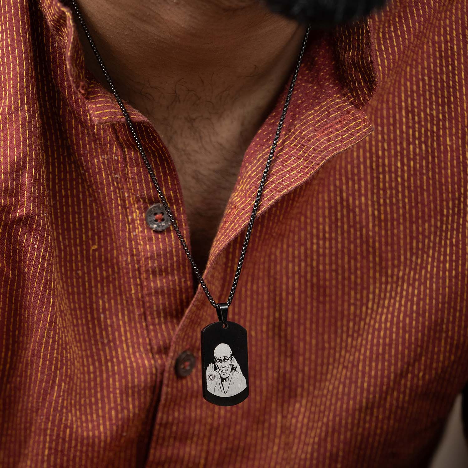 Sai Baba Tag Necklace - Image 10