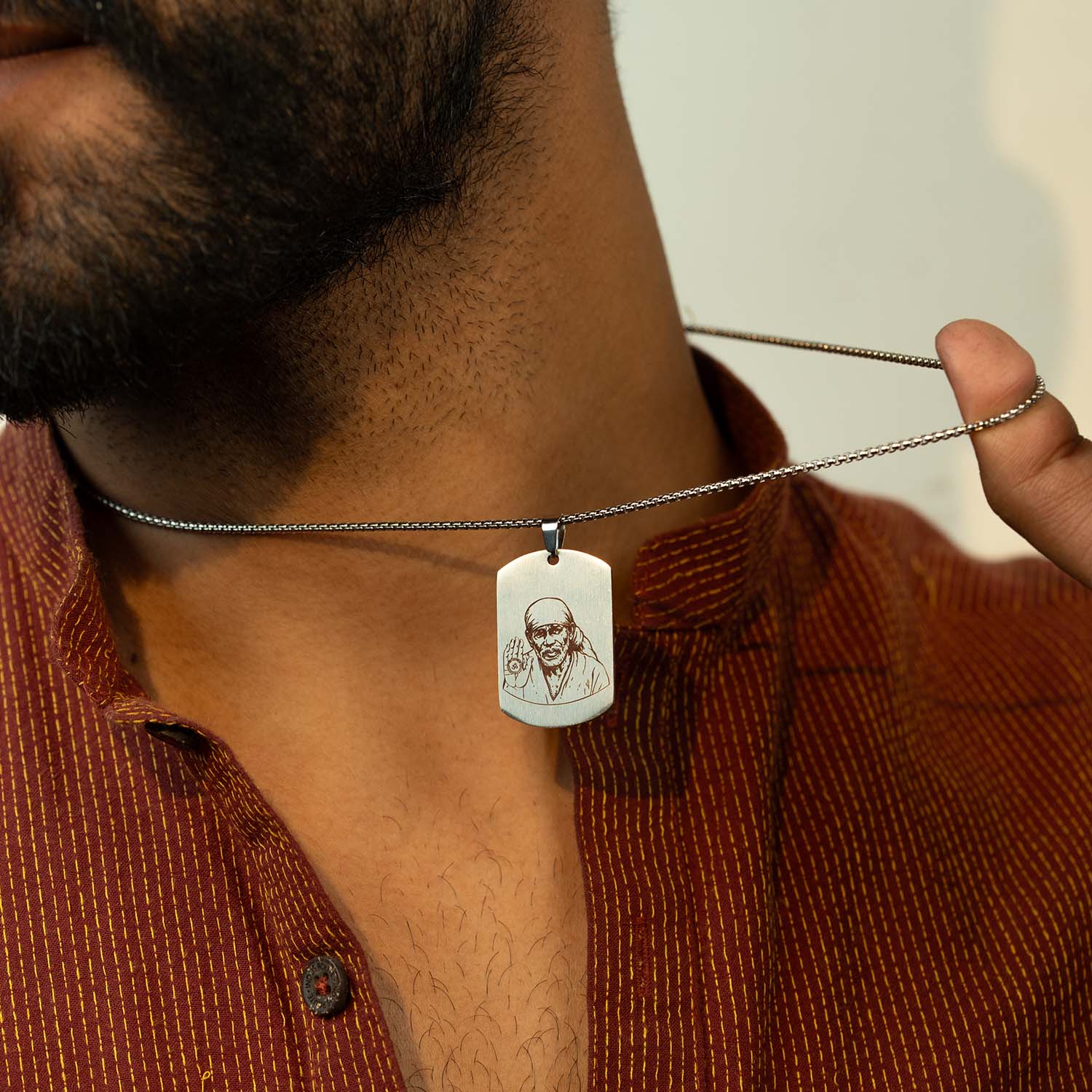 Sai Baba Tag Necklace - Image 17
