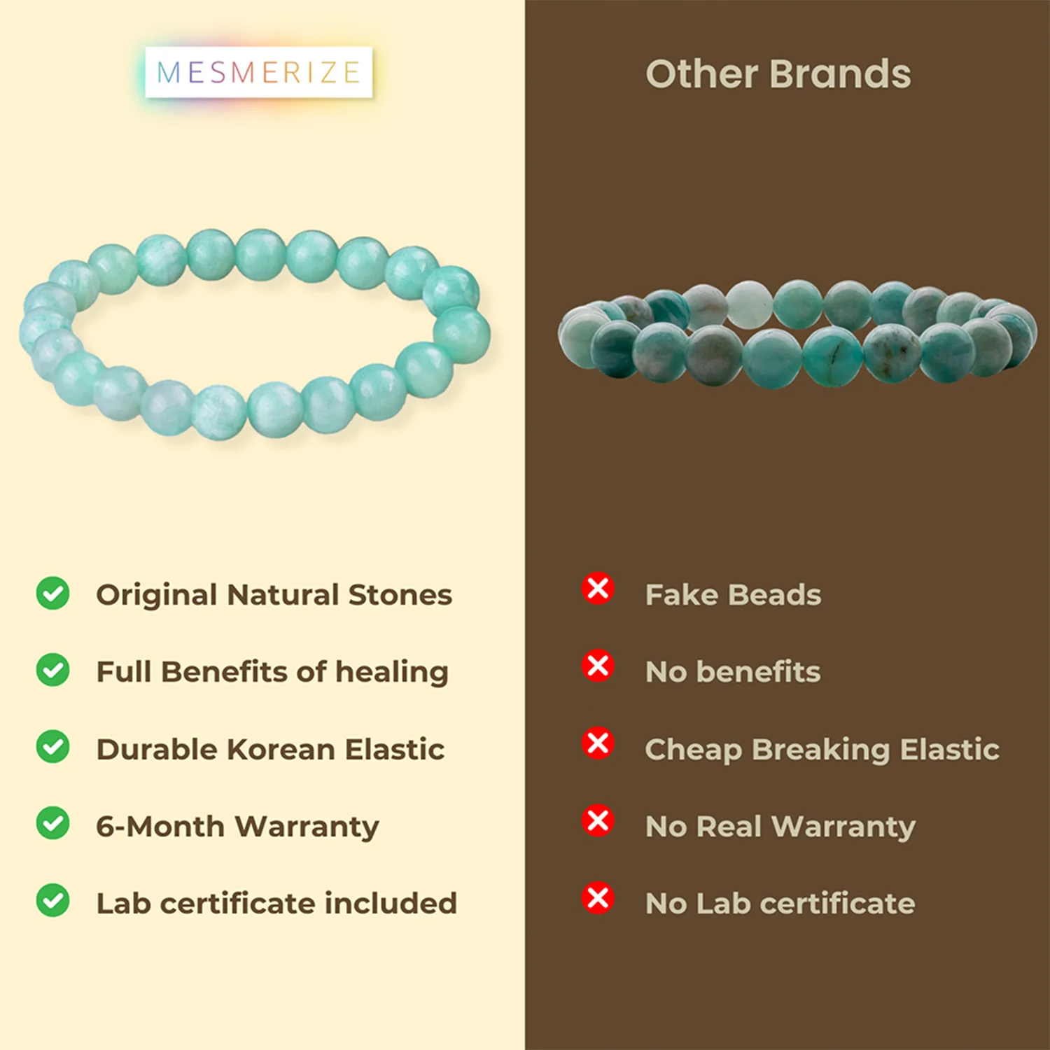 Serene Amazonite Natural Stone Bracelet - Image 15