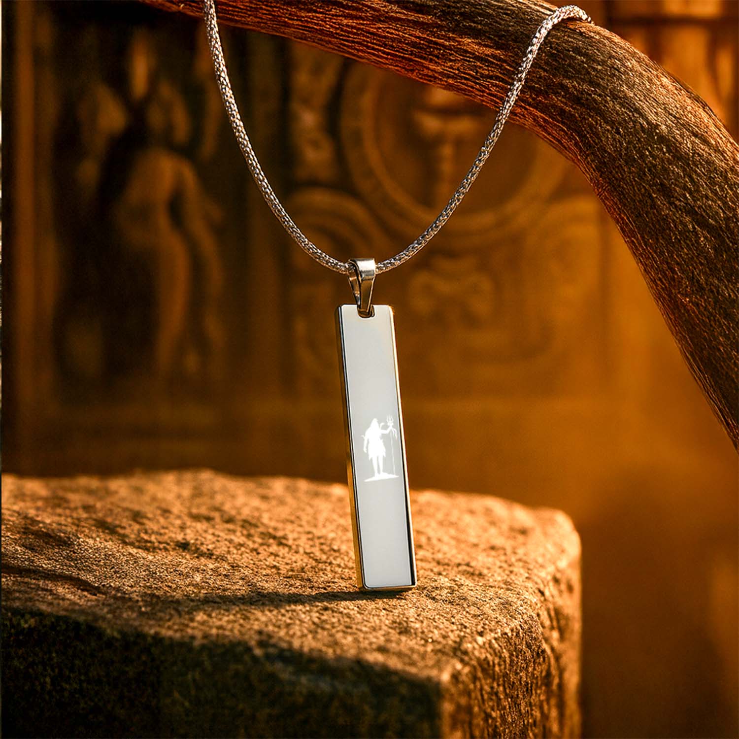Shiv Mini Tag Necklace - Image 9