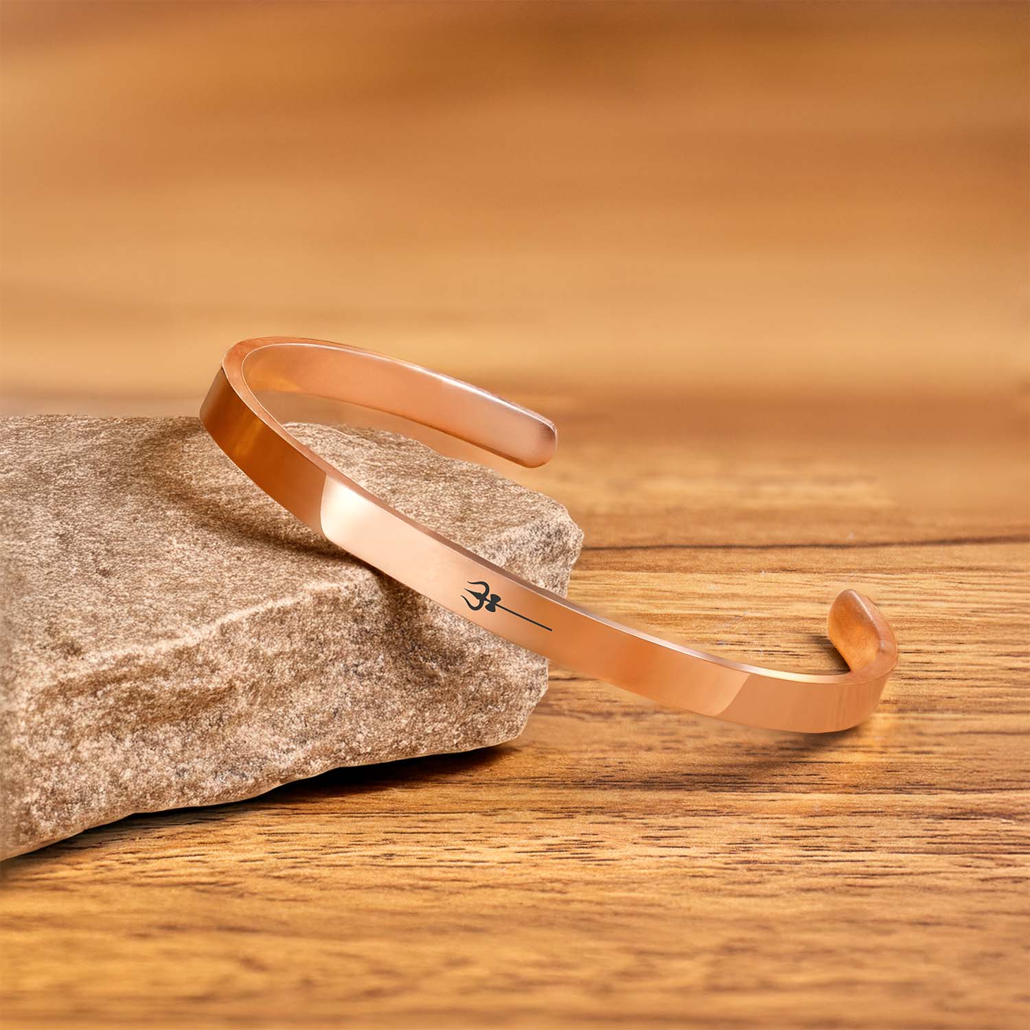 Shiv Trishul Gloss Cuff Adjustable Bracelet - Image 17