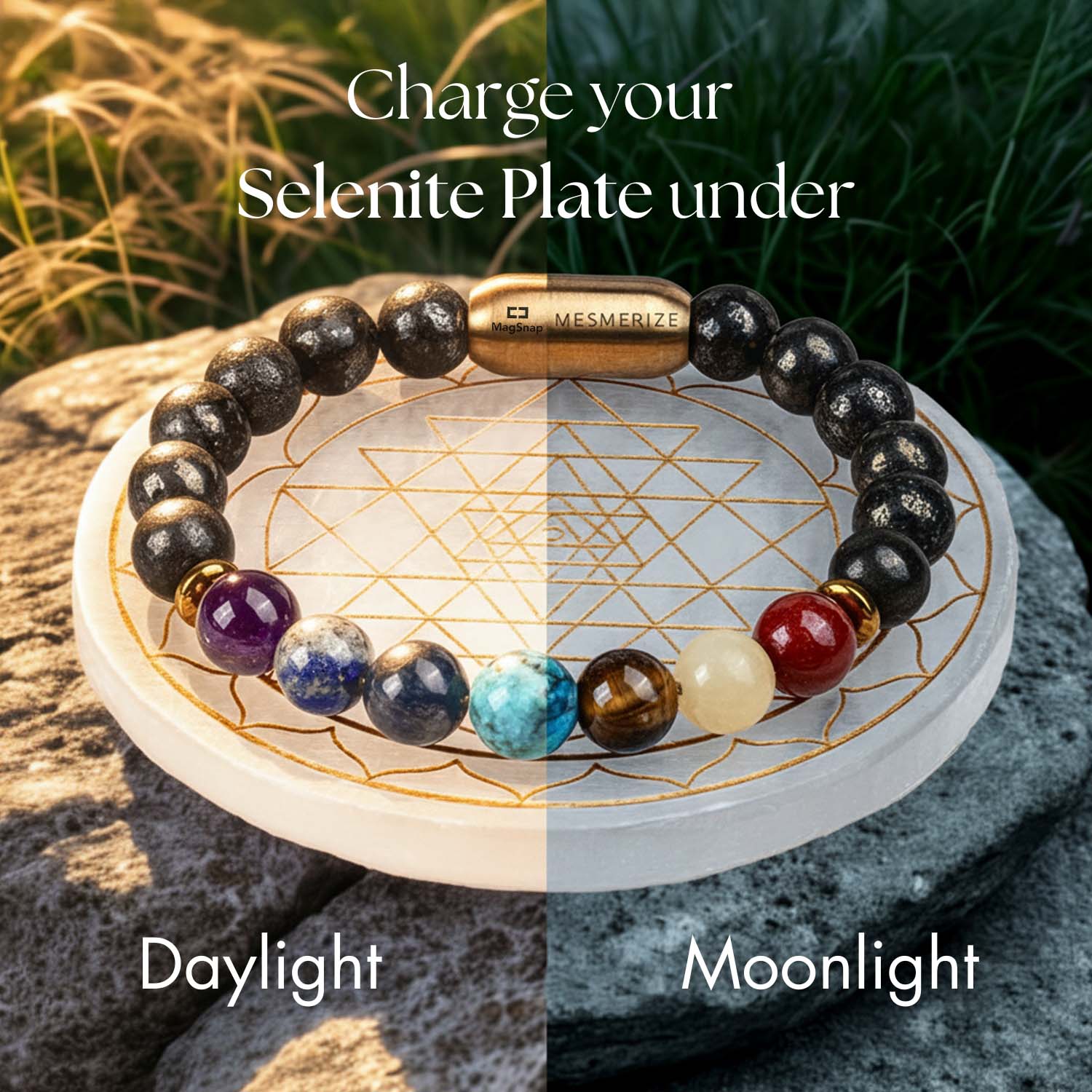 Shree Yantra Selenite Charging Plate - Image 2