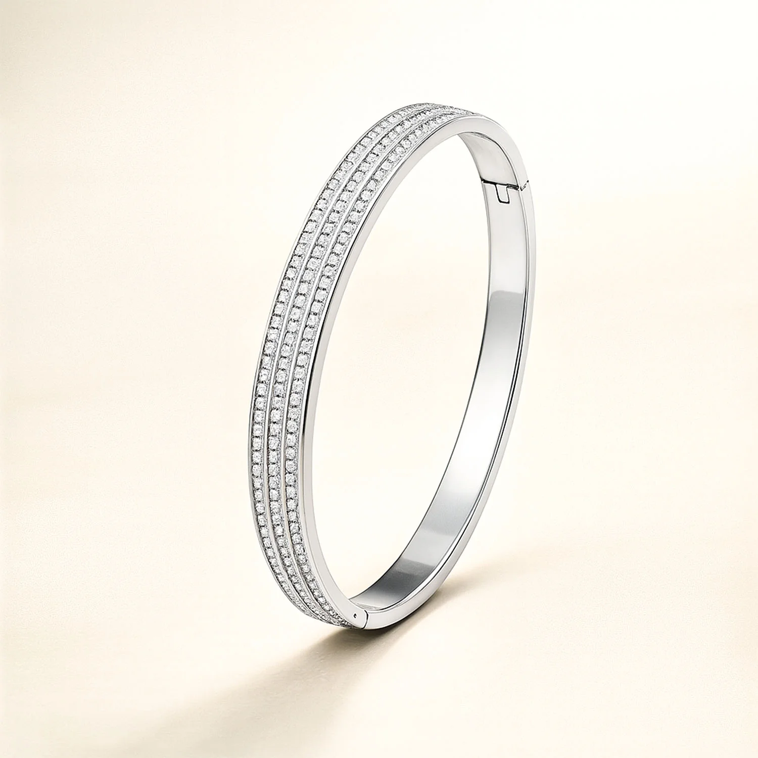 Sienna Diamond Kada Bracelet - Image 3
