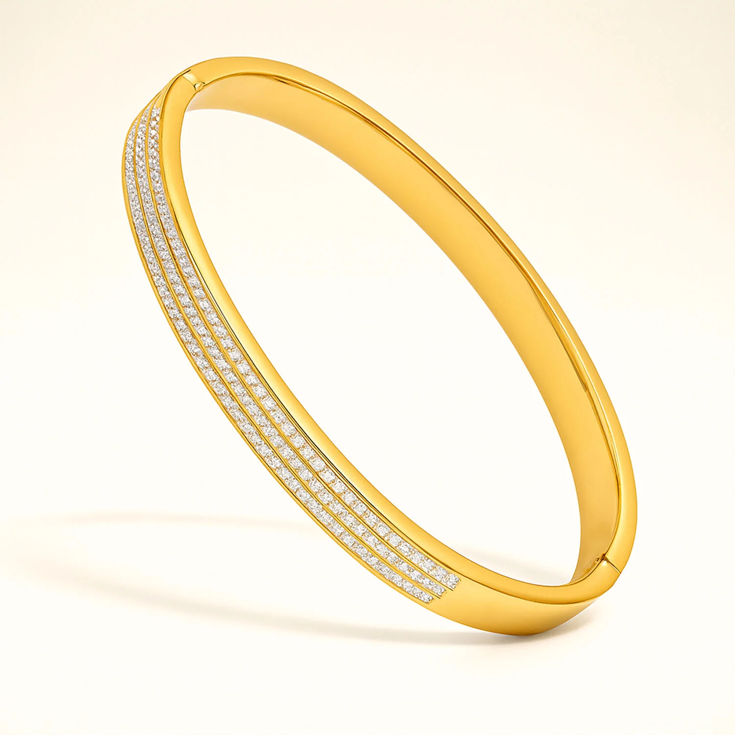 Sienna Diamond Kada Bracelet - Image 7