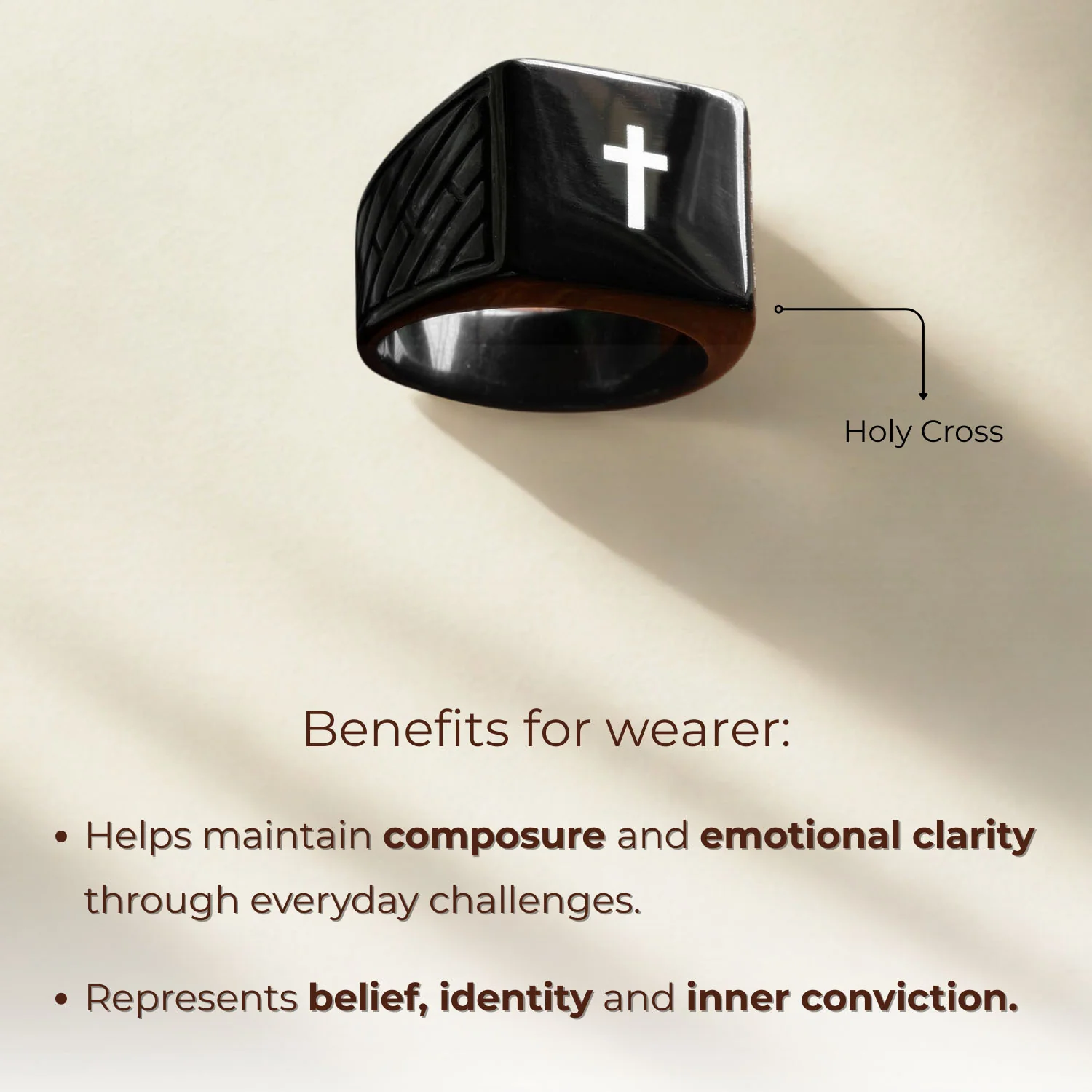 Spiritual Black Hercules Ring - Image 11