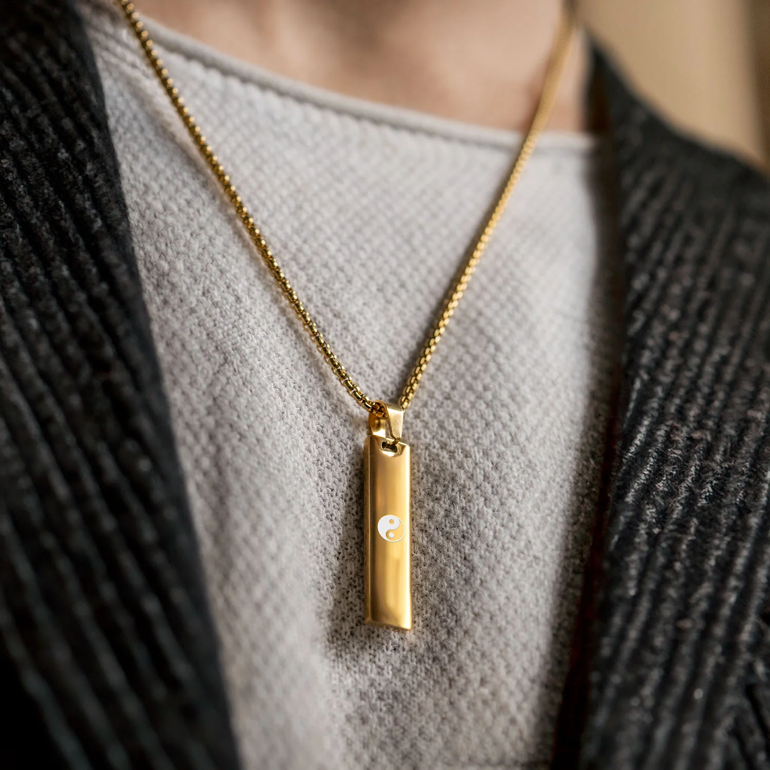 Spiritual Mini Tag Necklace - Image 49
