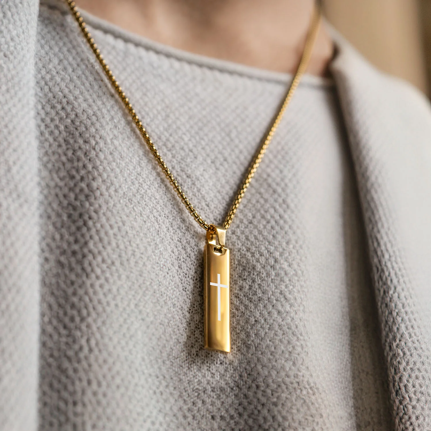 Spiritual Mini Tag Necklace - Image 56