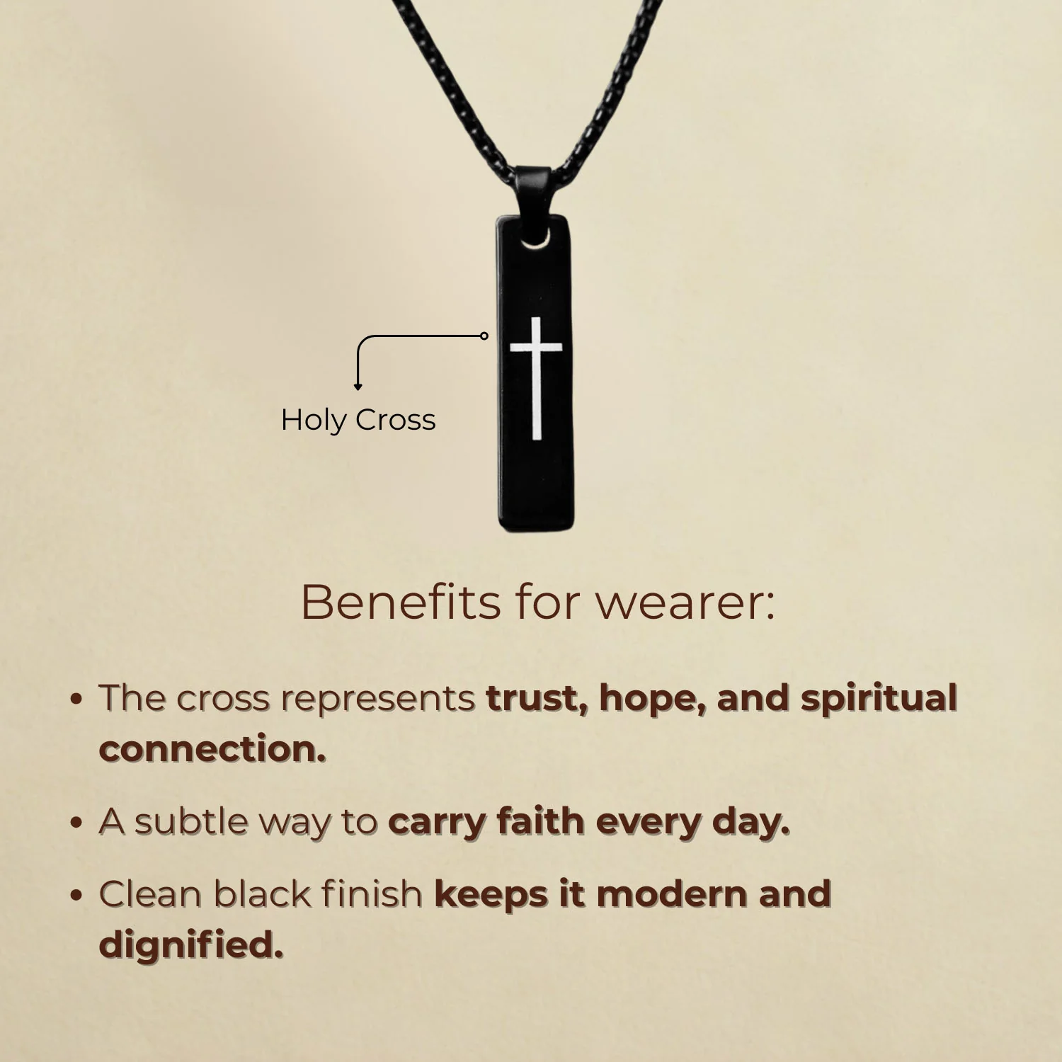 Spiritual Mini Tag Necklace - Image 57