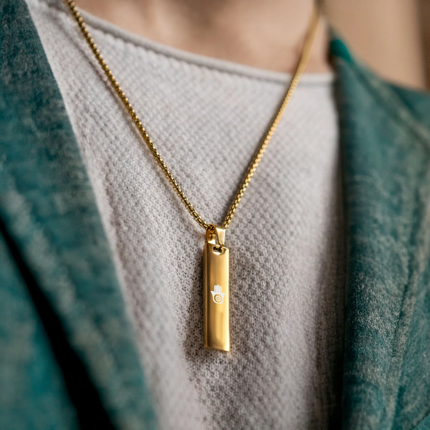 Spiritual Mini Tag Necklace - Image 65