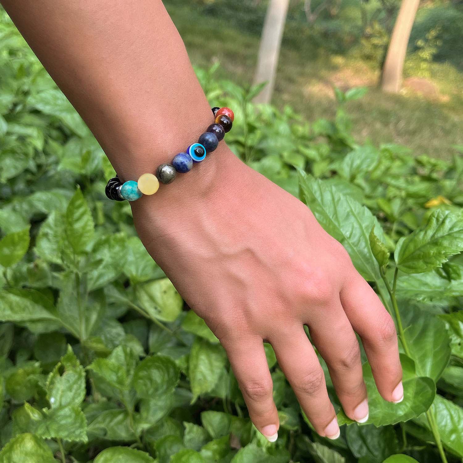Super 9 Chakra Natural Stone Bracelet - Image 11