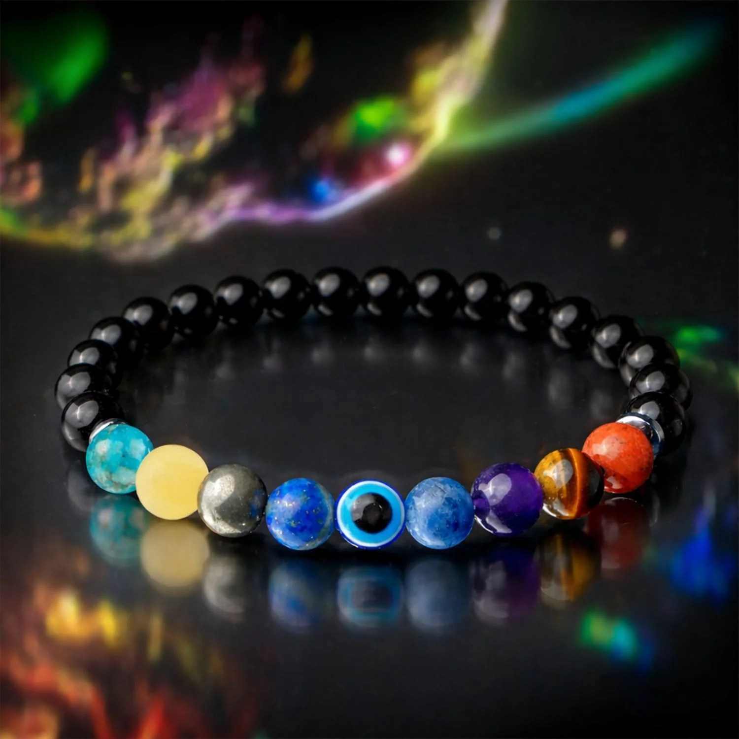 Super 9 Chakra Natural Stone Bracelet - Image 13