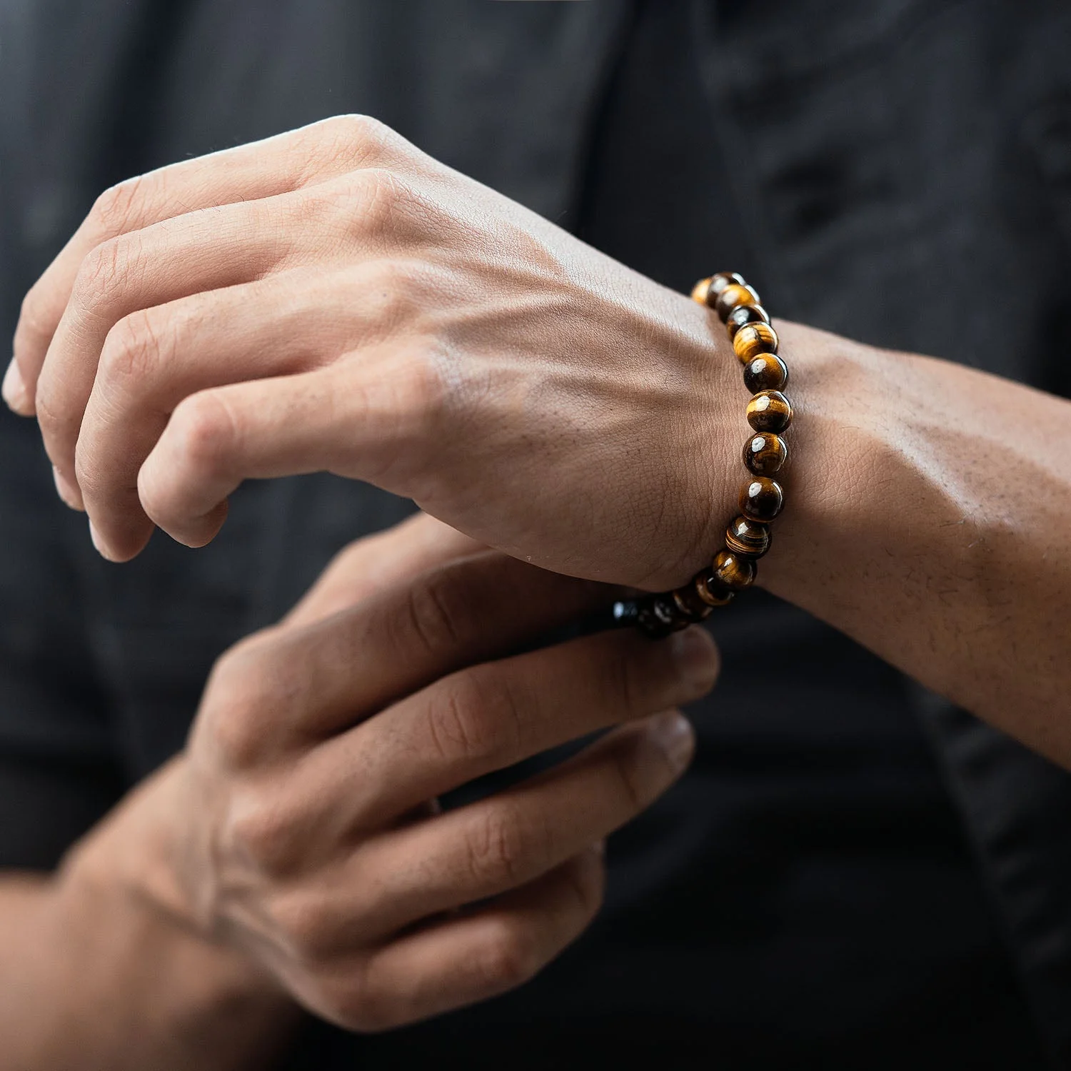 Courageous Tiger Eye Natural Stone Bracelet - Image 12