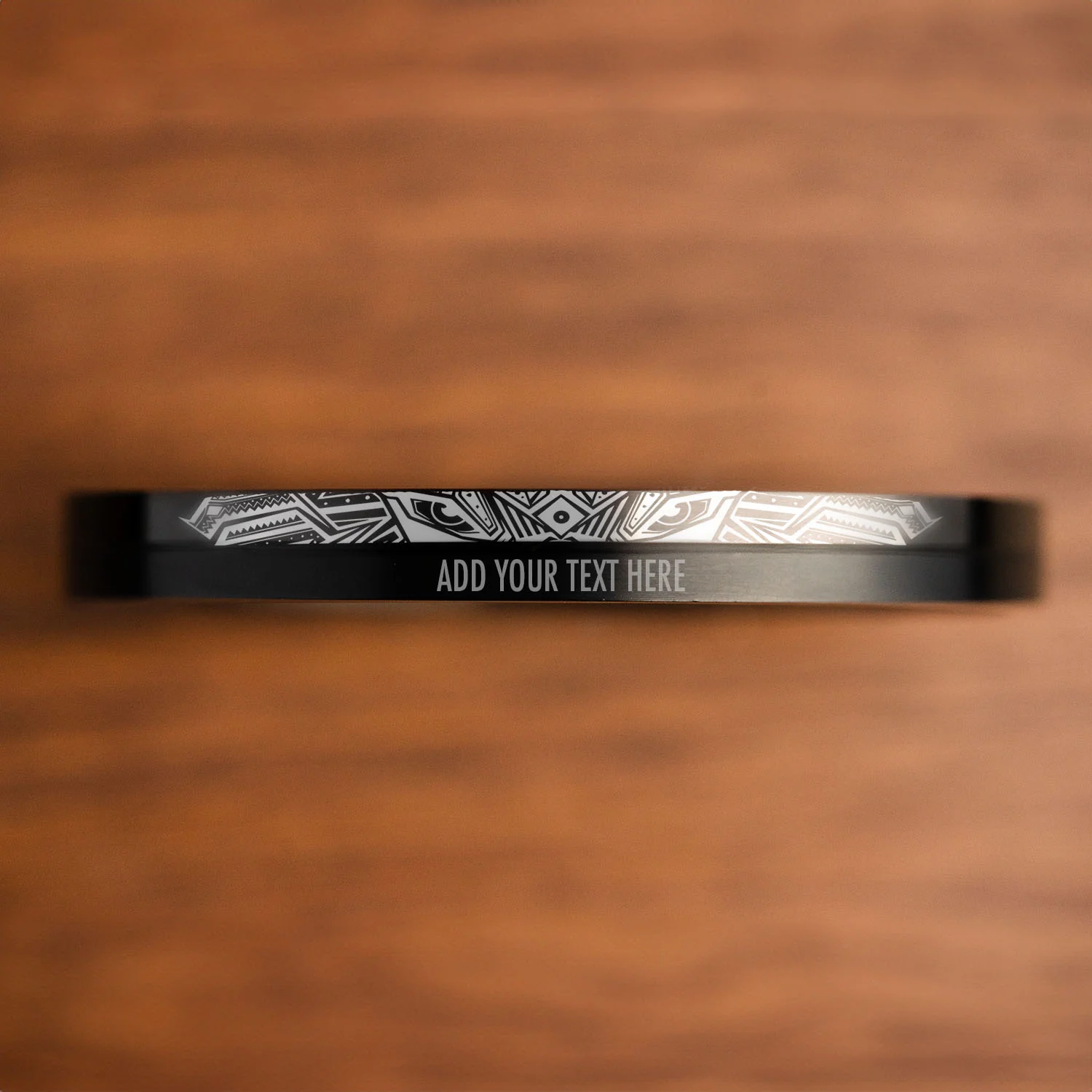 Tribal Dragon Oval Kada Bracelet - Image 7