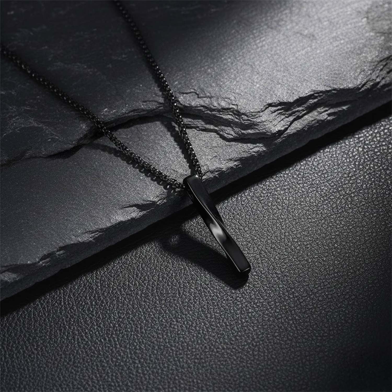 Twisted Bar Necklace - Image 4