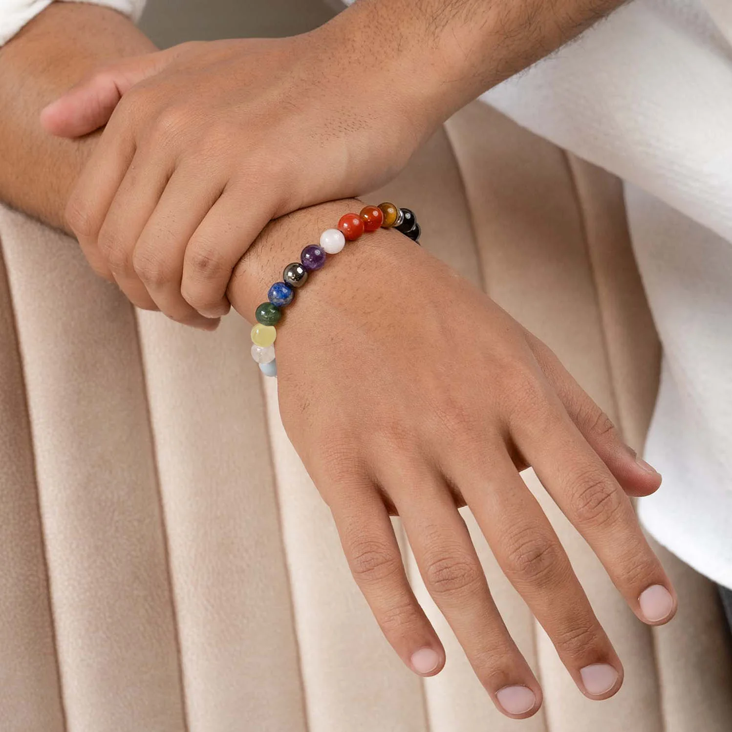 Ultimate 11 Chakra Natural Stone Bracelet - Image 3