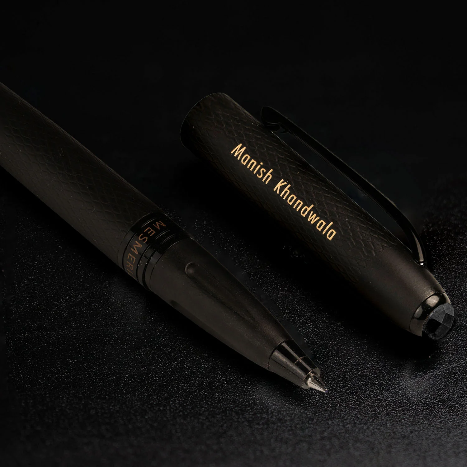 Ultra Matte Black Onyx 2 in 1 MagSnap Roller Ball Pen with Stylus - Image 7