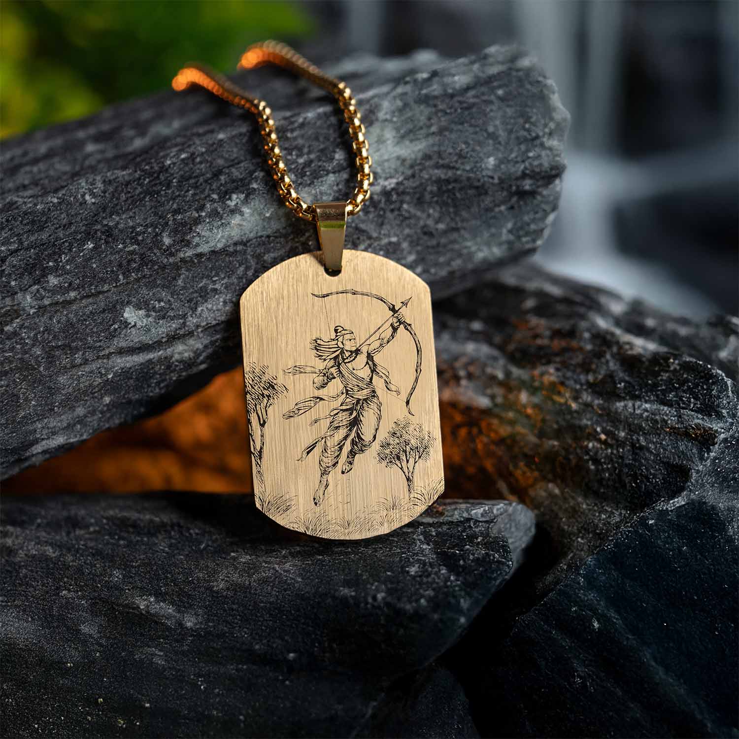 Virtuous Ram Godform Tag Necklace - Image 8