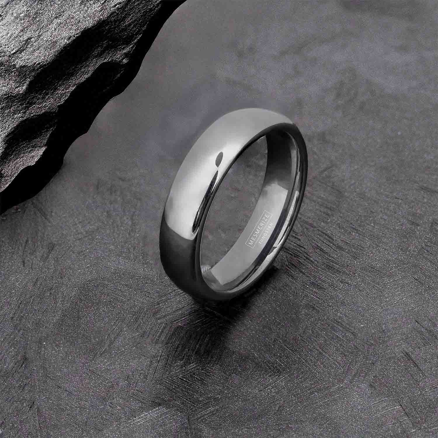 High Gloss Tungsten Carbide Band Ring - Image 16