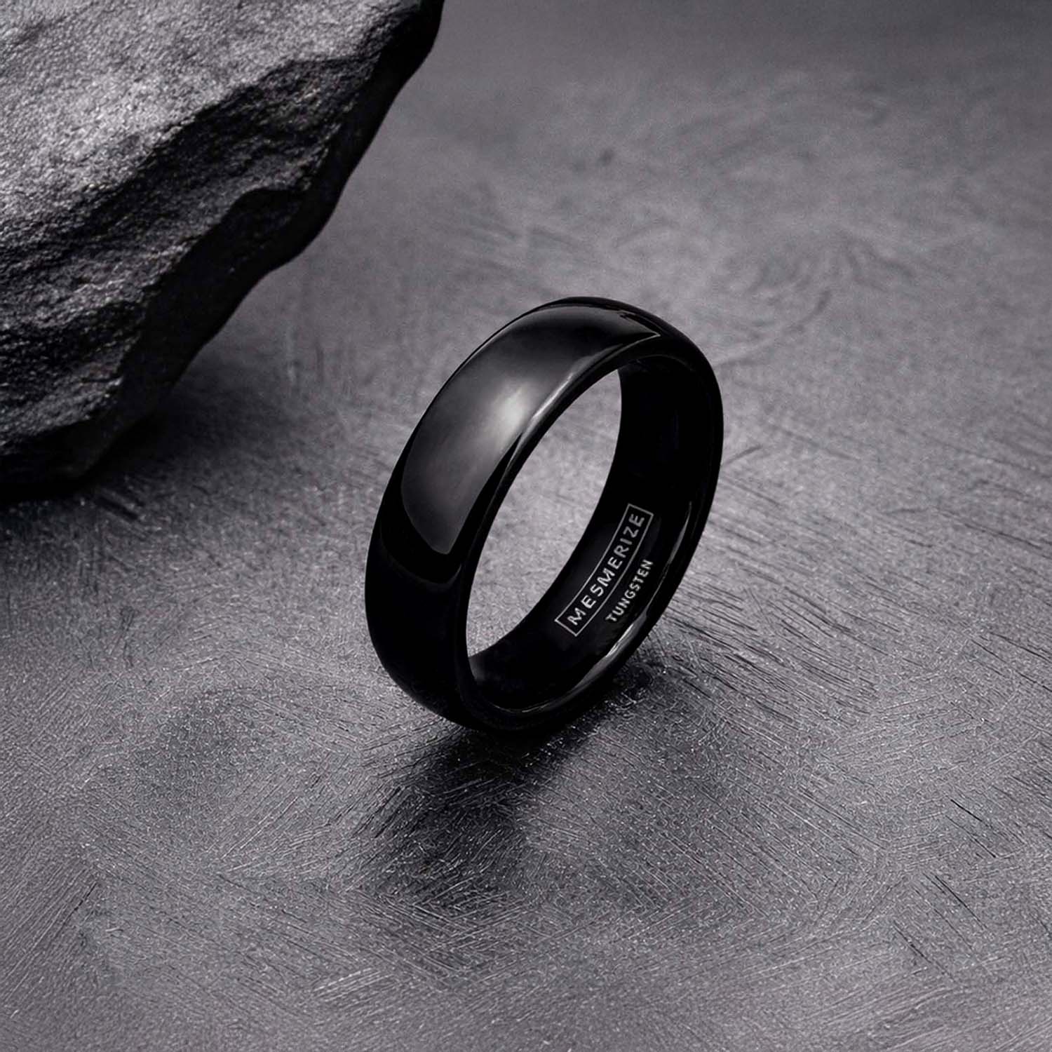 High Gloss Tungsten Carbide Band Ring - Image 6