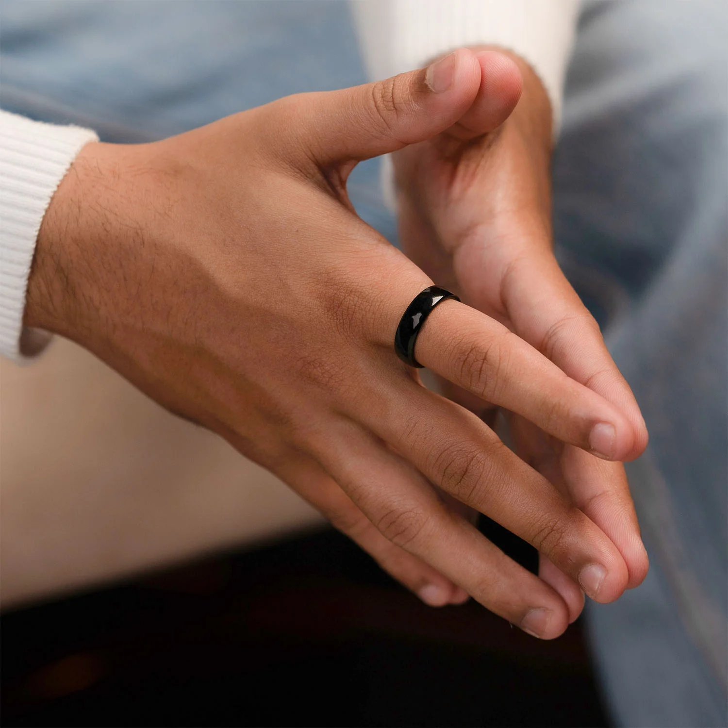High Gloss Tungsten Carbide Band Ring - Image 7