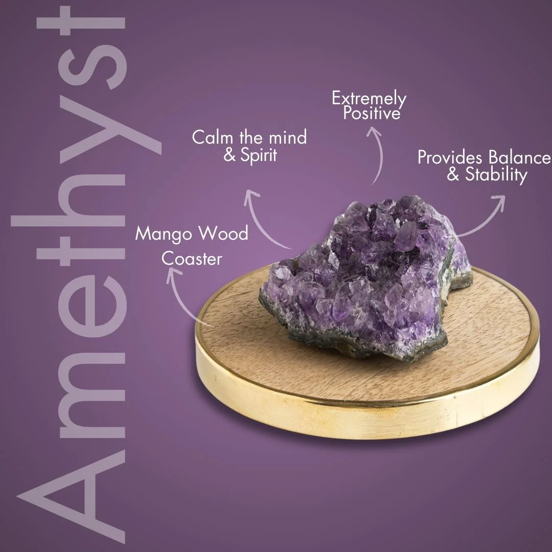 Wellness Amethyst Raw Stone Home Decor Artefact - Image 2