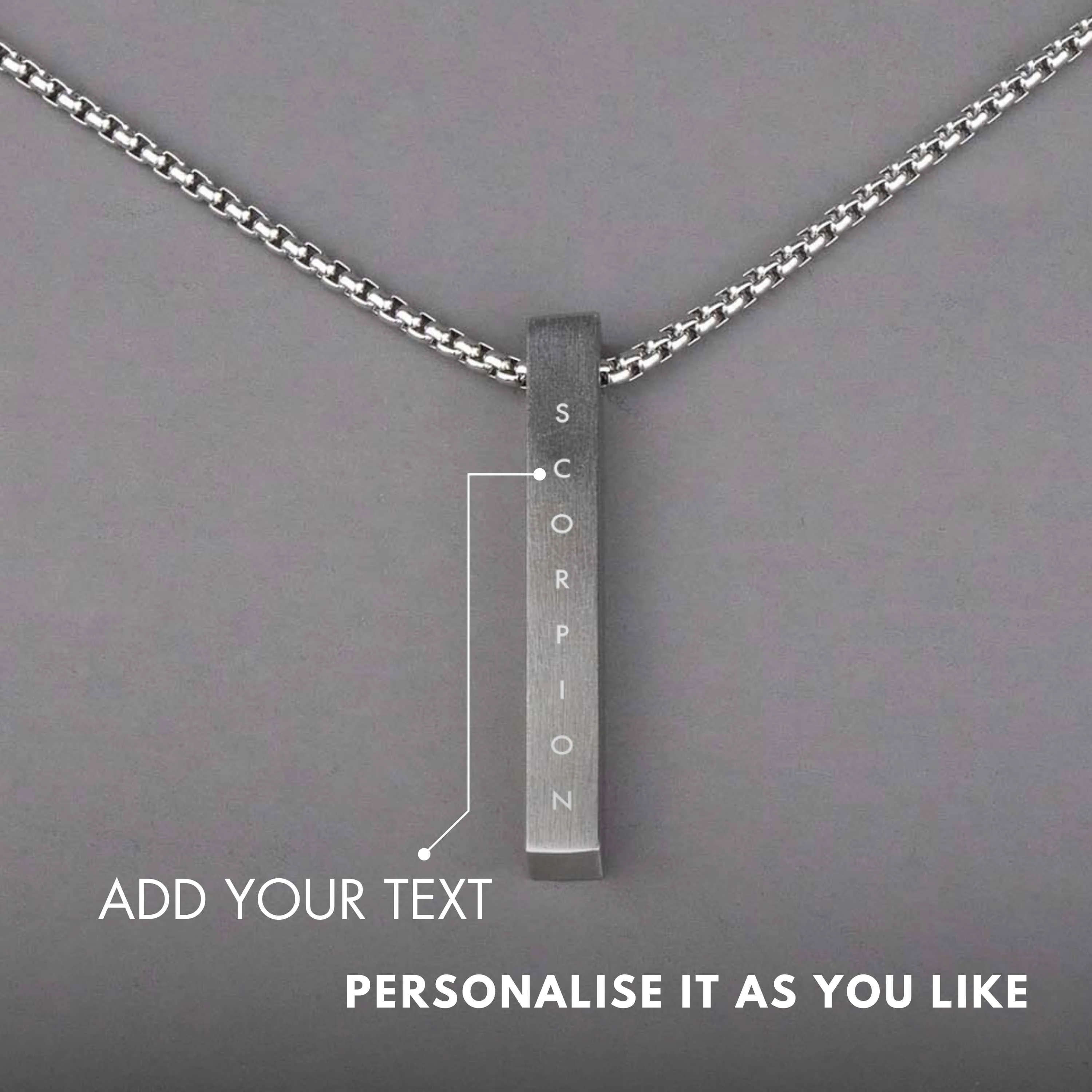 Will You Be My Valentine Card With Necklace For Men - Image 18