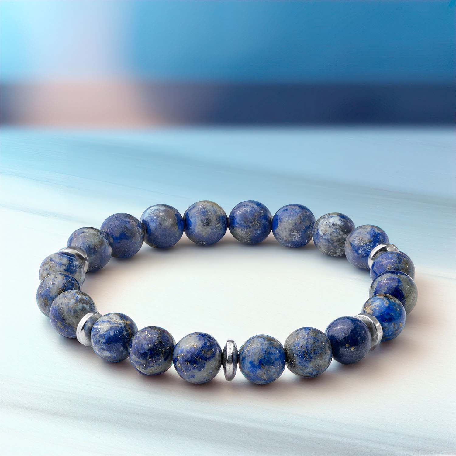 Wisdom Lapis Natural Stone Bracelet - Image 10