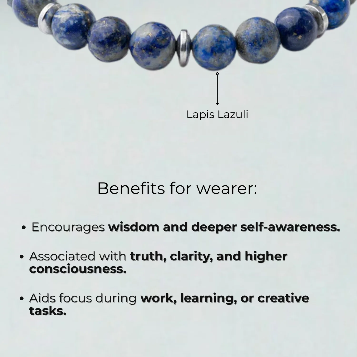 Wisdom Lapis Natural Stone Bracelet - Image 11
