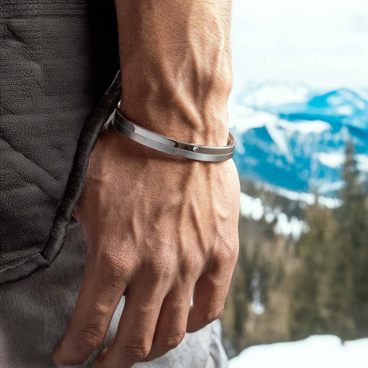 Yin Yang Oval Kada Bracelet - Image 13