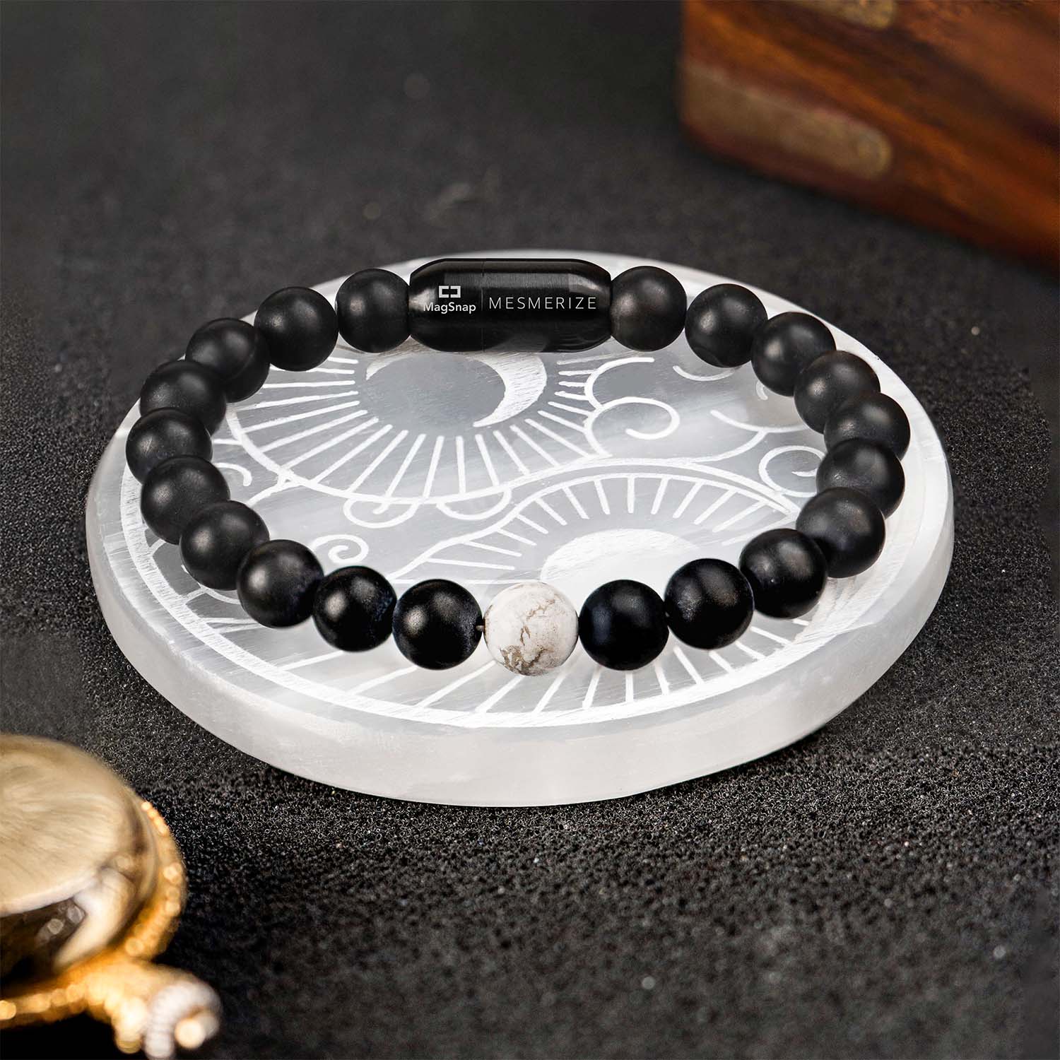 Yin Yang Selenite Charging Plate - Image 5